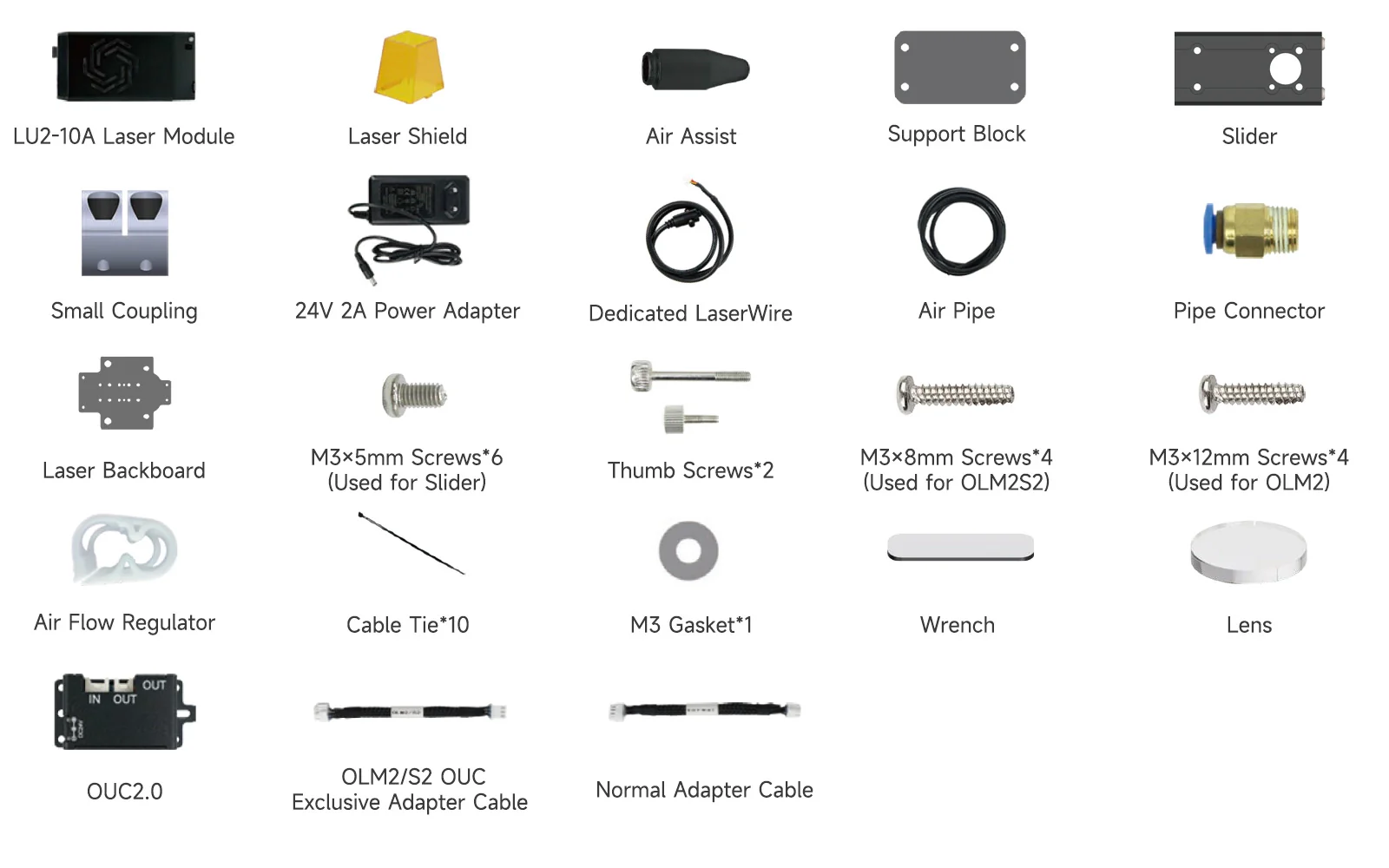 Ortur 10w package list