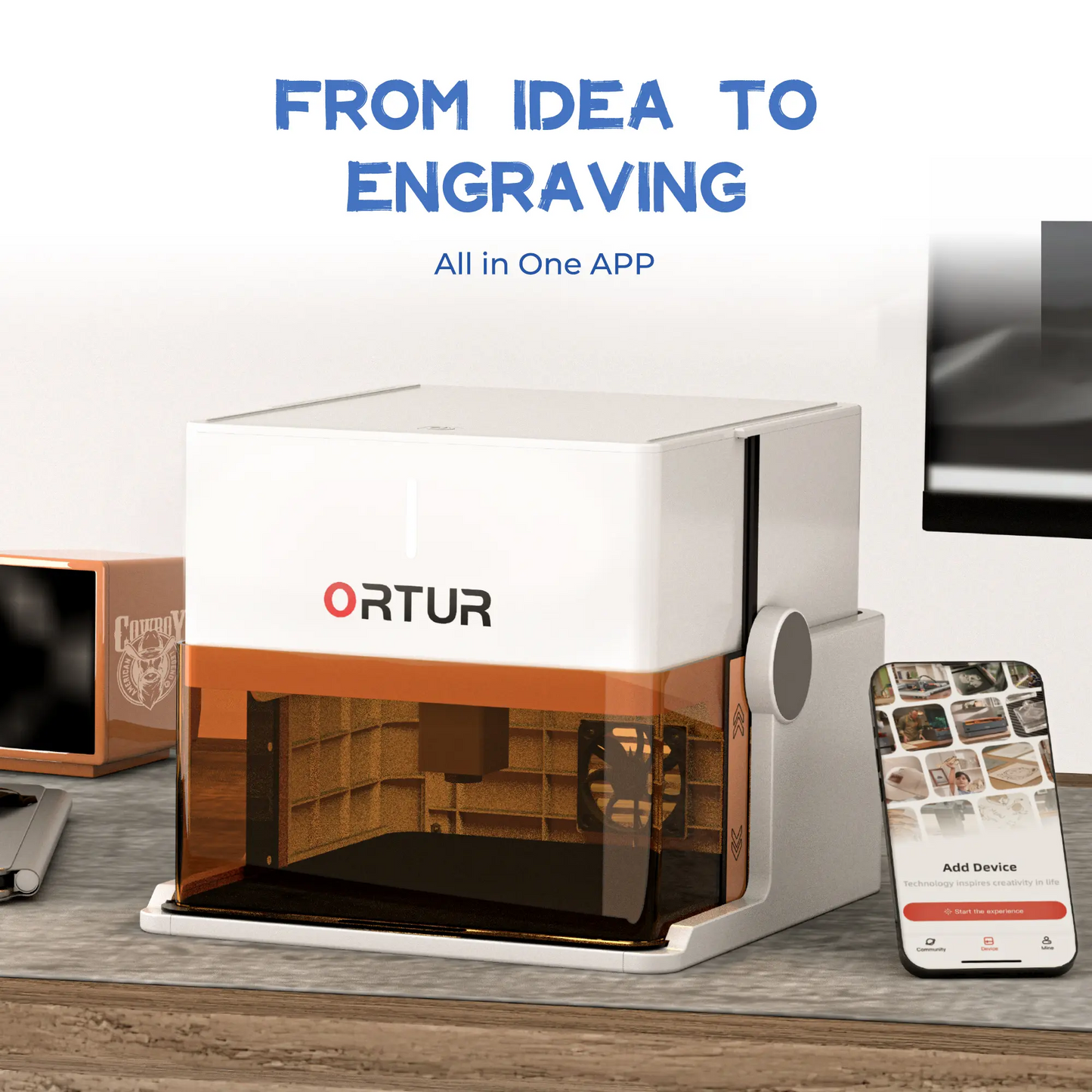 Graveur laser Ortur R1 5W & 1.3W infrarouge