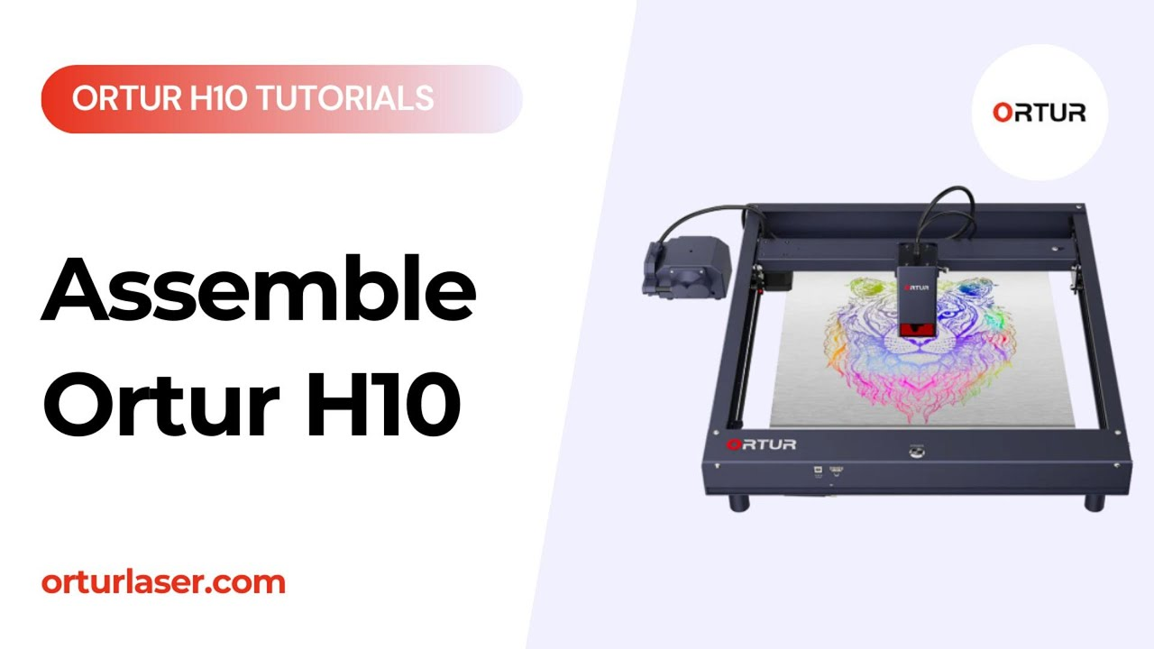 Charger la vidéo : Tutoriel Ortur H10 | Comment assembler l'Ortur H10