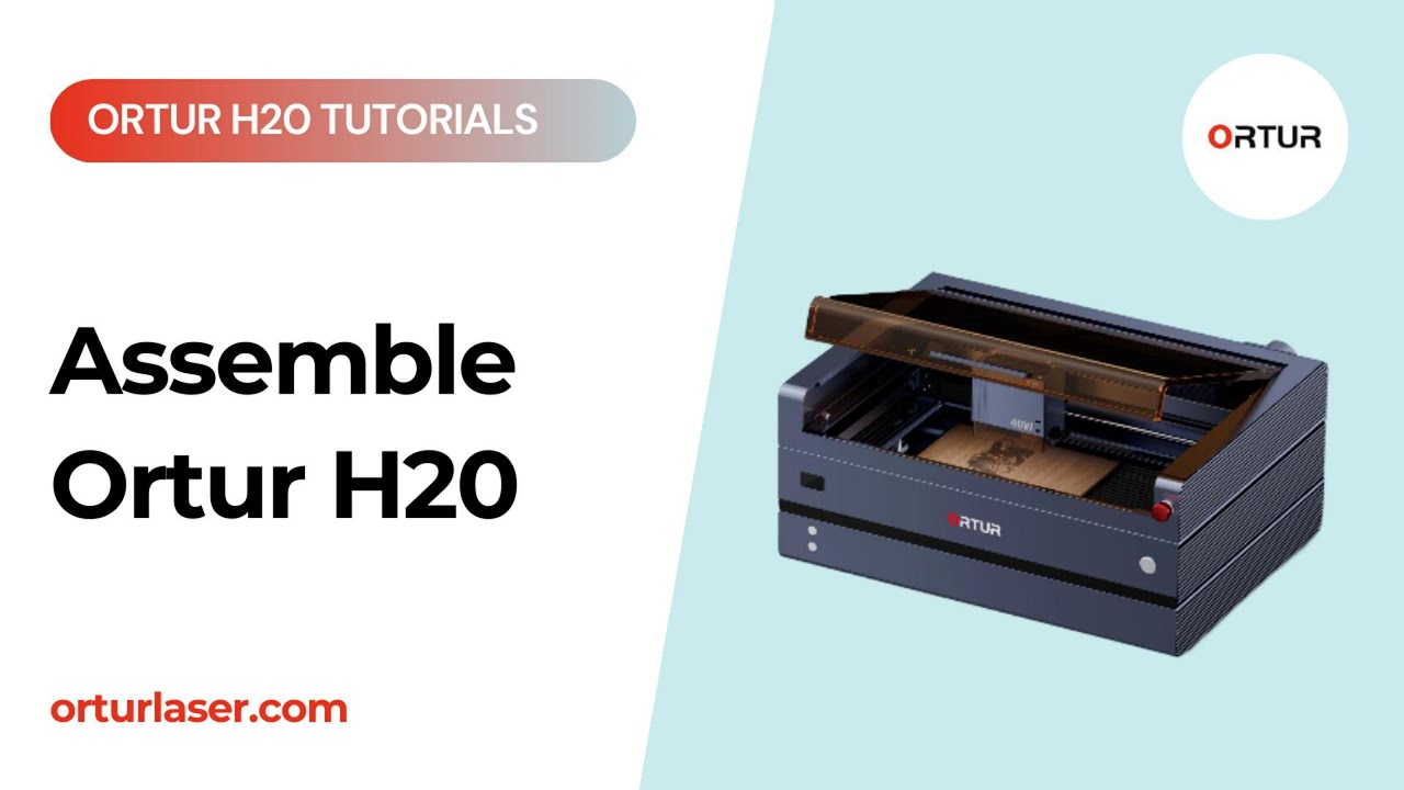 Charger la vidéo : Tutoriel Ortur H20 | Comment assembler l'Ortur H20